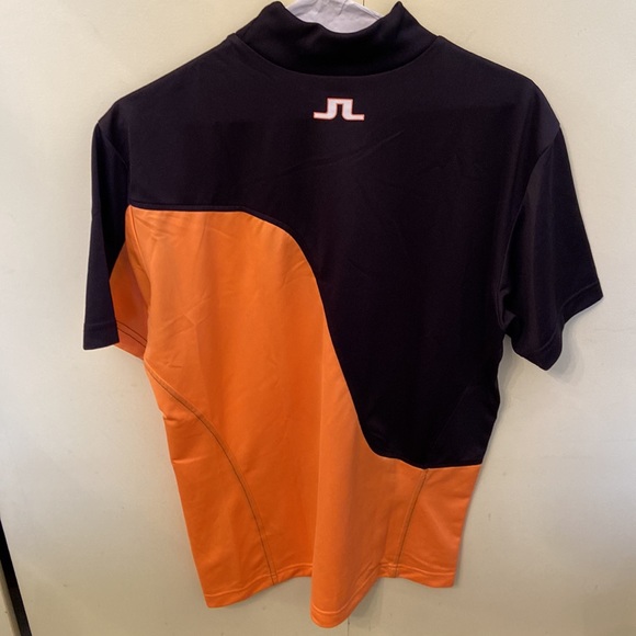J.Lindeberg mens mock collar golf shirt - Picture 2 of 4